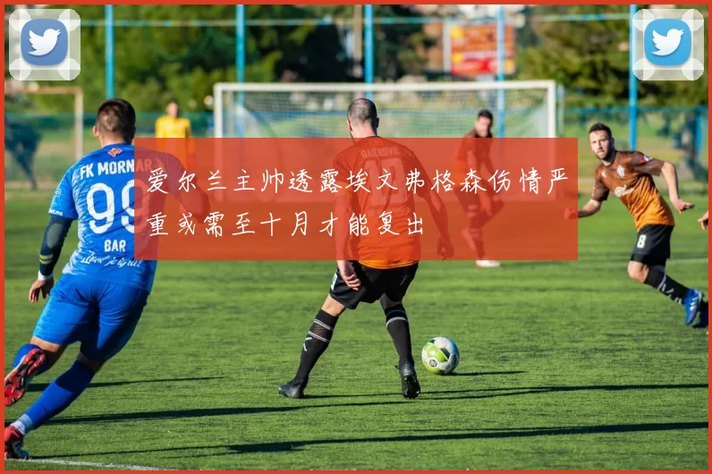 爱尔兰主帅透露埃文弗格森伤情严重或需至十月才能复出